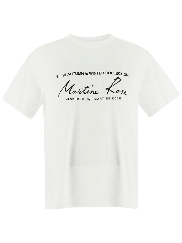 Photo: Martine Rose Logo Print T Shirt