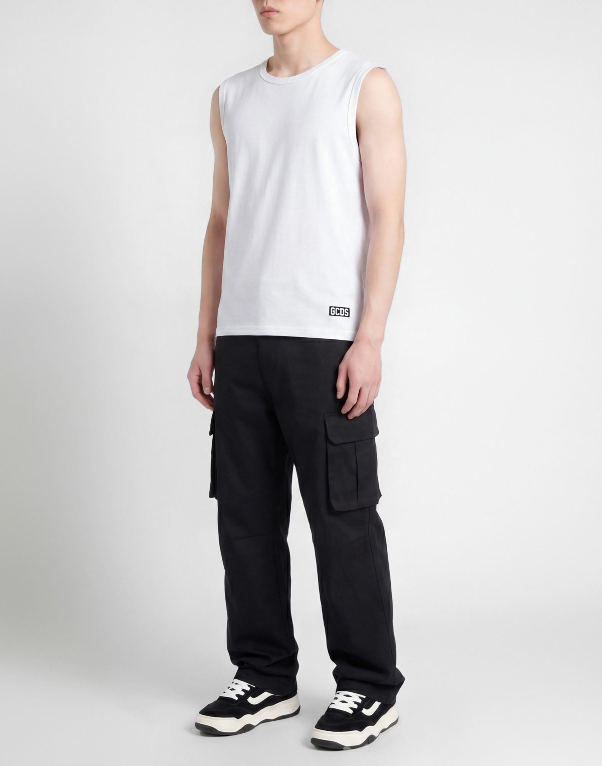 Gcds Mens T-shirt in White
