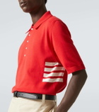 Thom Browne 4-Bar cotton polo shirt