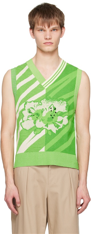 Photo: Feng Chen Wang Green Floral Vest