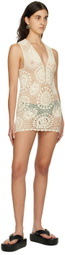 Akoia Off-White Gill Minidress