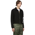 Enfants Riches Deprimes Black Logo Zip Jacket
