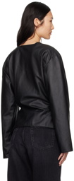 Jade Cropper Black Gigi Leather Jacket