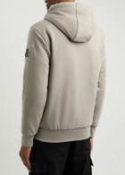 Moose Knuckles Bunny Hooded Cotton-blend Sweatshirt Light Grey