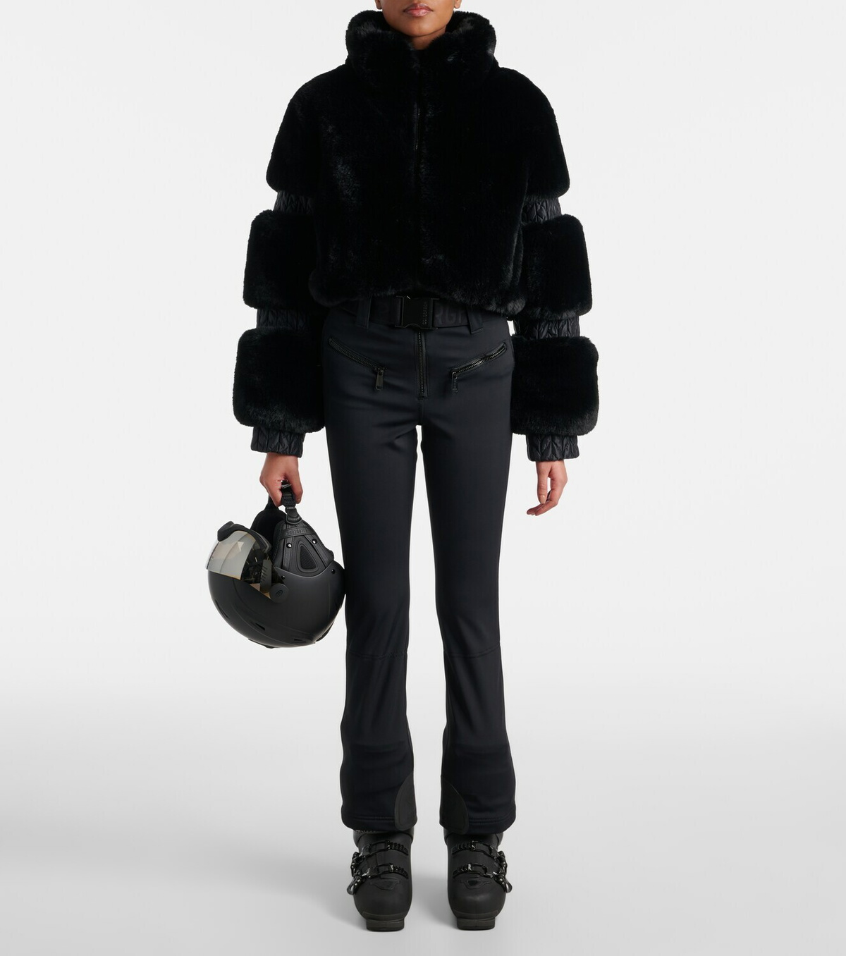Goldbergh Lieke faux fur-trimmed ski jumpsuit