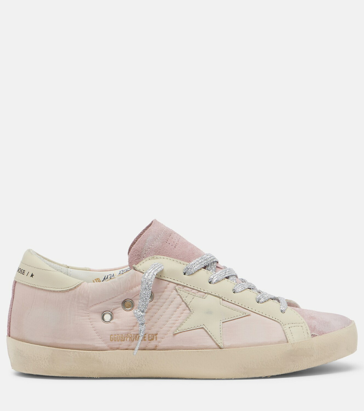 Golden Goose Super-Star suede-trimmed sneakers