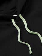 Nike - Logo-Print Cotton-Blend Jersey Hoodie - Black