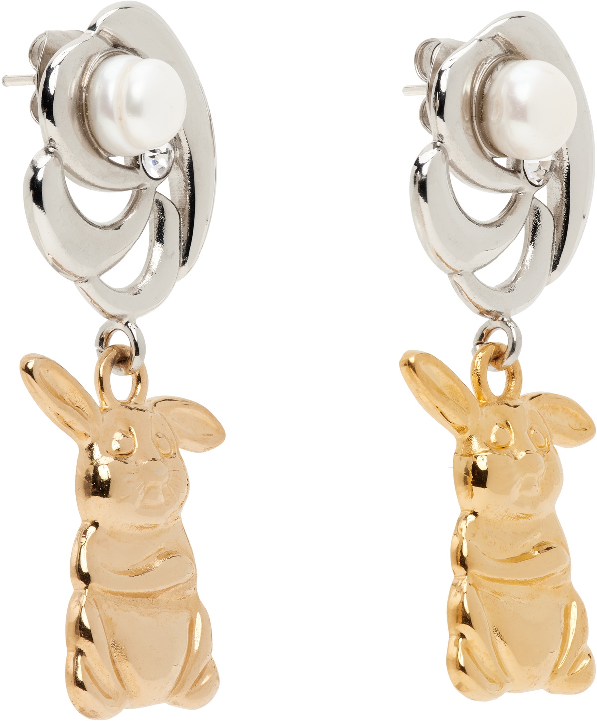 Chopova Lowena Little Friend Drop Earrings