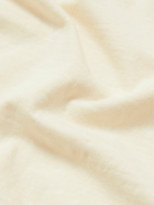Onia - Slub Cotton-Jersey Henley T-Shirt - Neutrals
