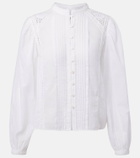 Marant Etoile Greicy open-knit cotton blouse