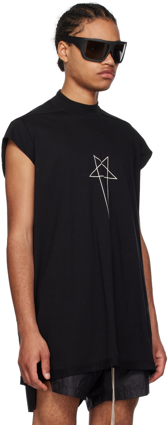 Rick Owens DRKSHDW Black Jumbo SL T-Shirt Rick Owens Drkshdw Rick Owens DRKSHDW Black Jumbo SL T-Shirt Rick Owens Drkshdw