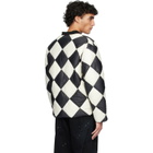 Neighborhood Black & White Checker Down Jacket