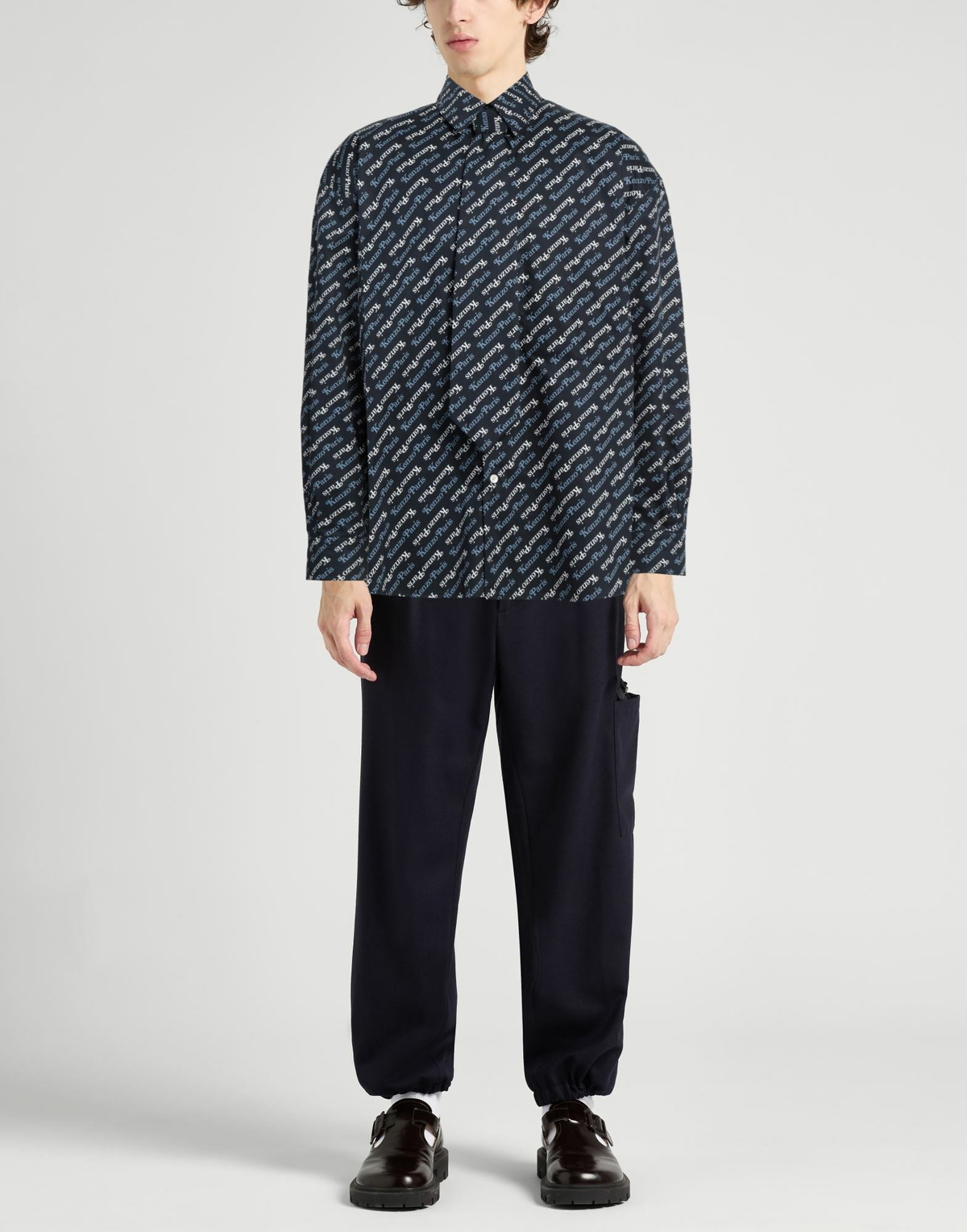 Kenzo Mens Shirt in Midnight blue