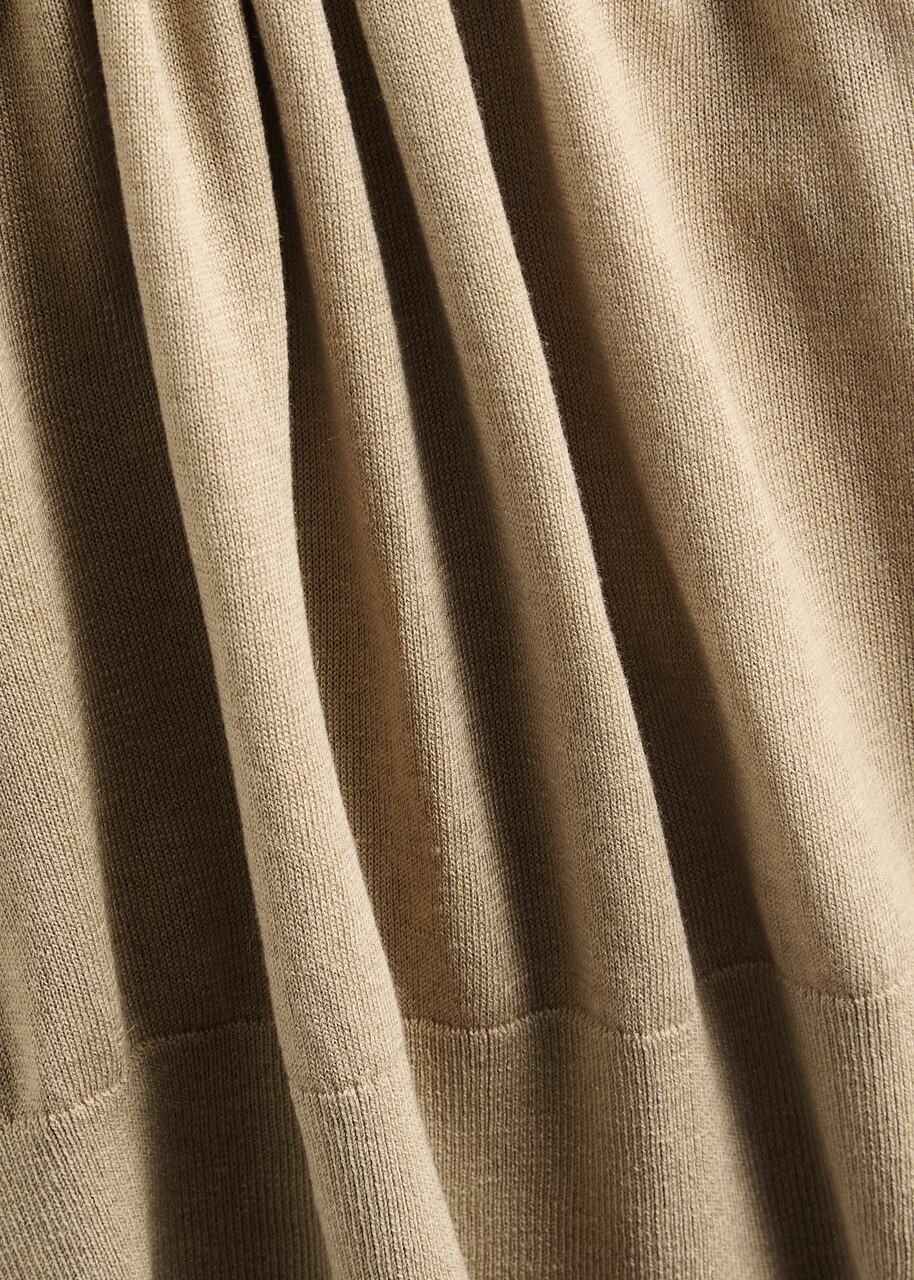 BY Malene Birger Talallia Cut-out Knitted top Beige