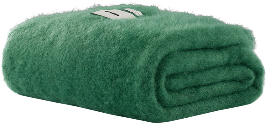 Tekla Green Le Corbusier Mohair Blanket - Thumbnail 2