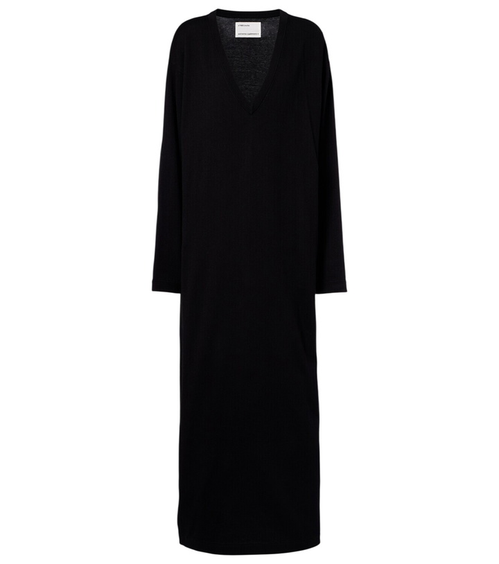 Photo: Extreme Cashmere N°480 Invite cotton and cashmere maxi dress