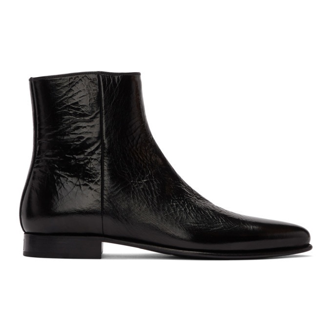 Photo: Givenchy Black Dallas Zip-Up Boots