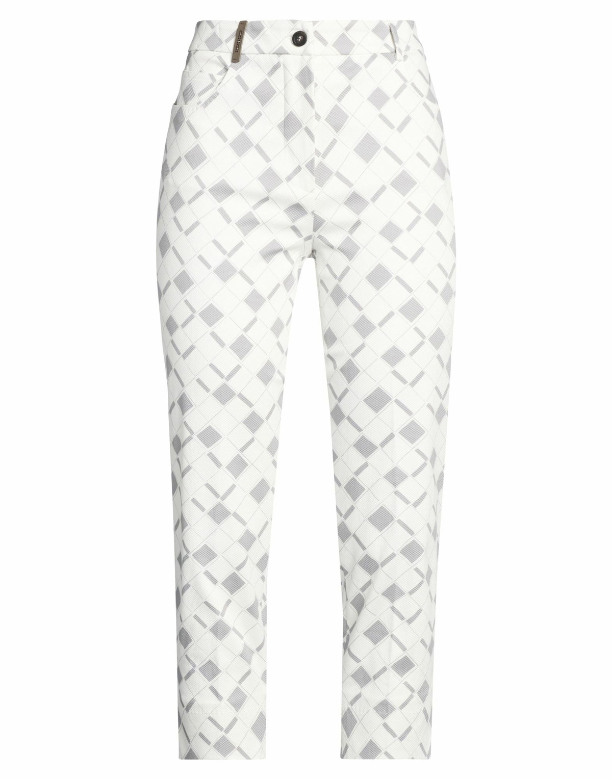 Peserico Easy Womens Pants in Light grey