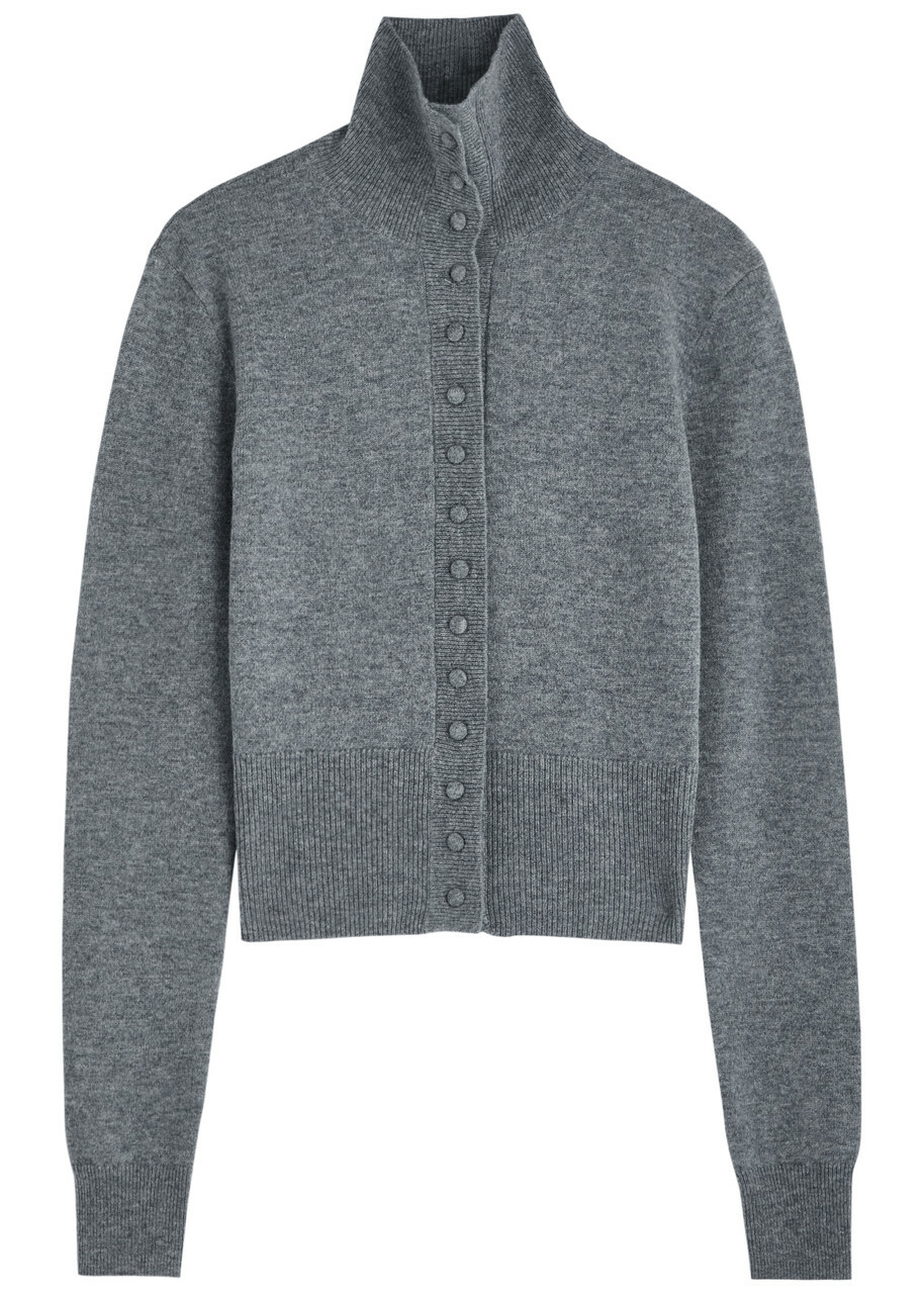 Remain BY Birger Christensen Wool-blend Cardigan Grey