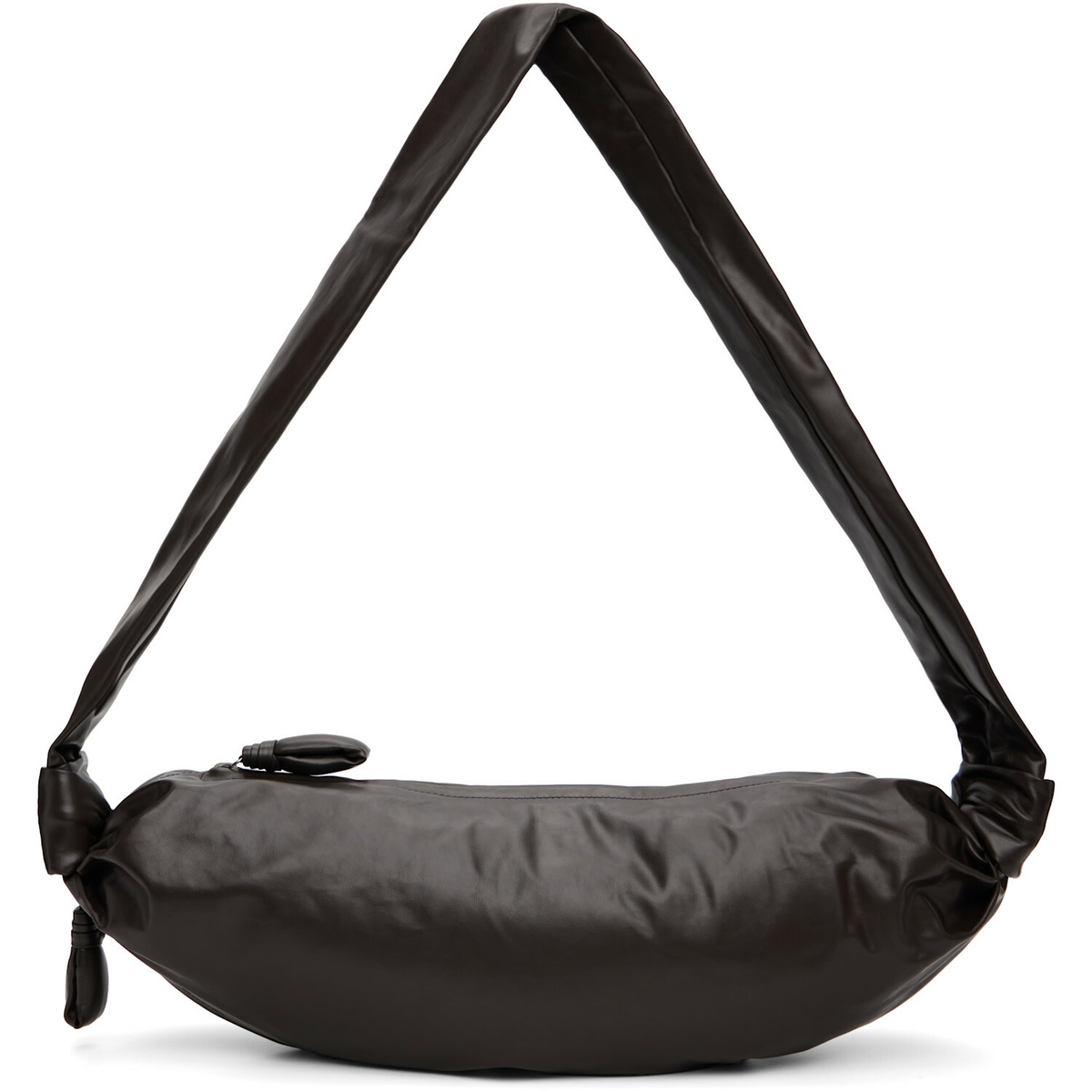 LEMAIRE Brown Medium Soft Croissant Bag