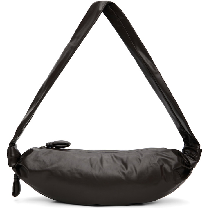 Photo: LEMAIRE Brown Medium Soft Croissant Bag