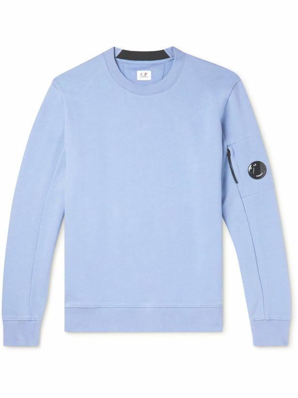 Photo: C.P. Company - Cotton-Jersey Sweatshirt - Blue