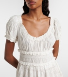 Dôen Leanne cotton poplin midi dress