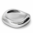 HKliving Gleam Glass Bowl in Chrome 