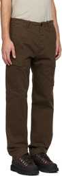 C.P. Company Khaki Stretch Sateen Regular Cargo Pants