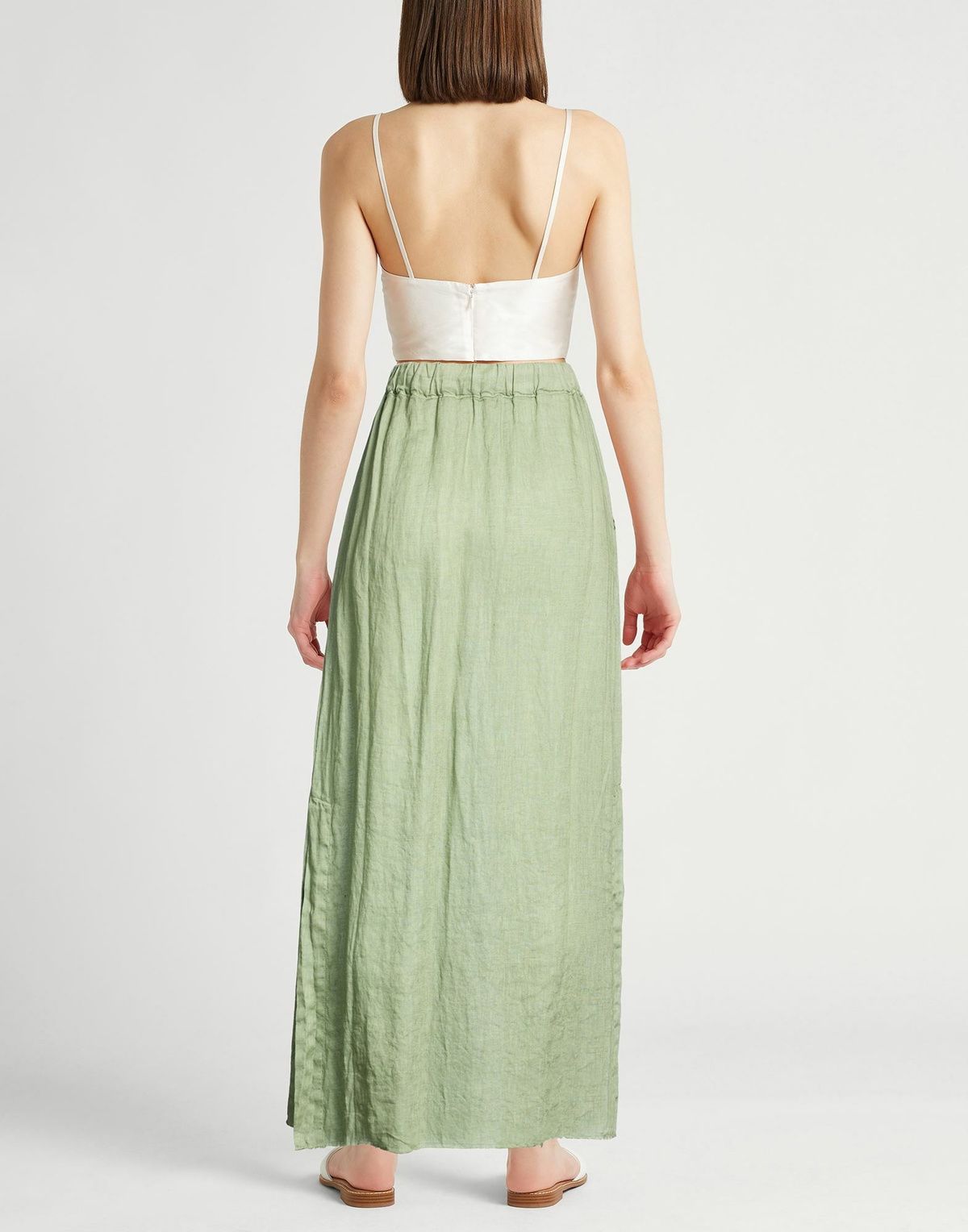 Crossley Womens Maxi skirt in Sage green