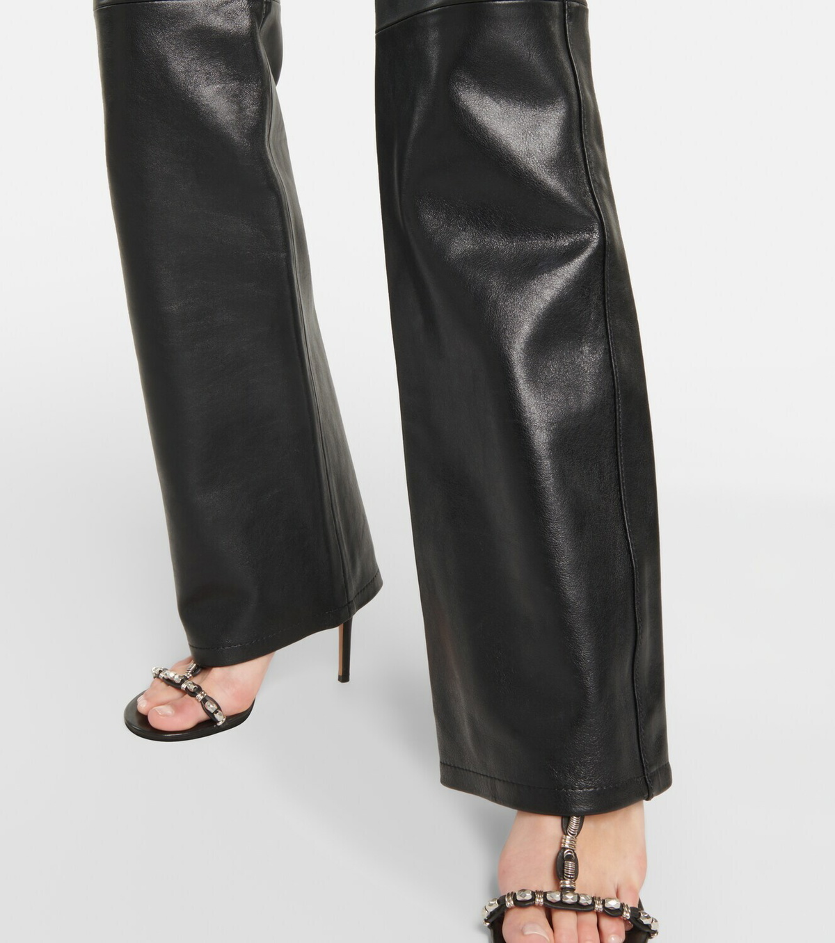Dodo Bar Or Lidra high-rise straight leather pants