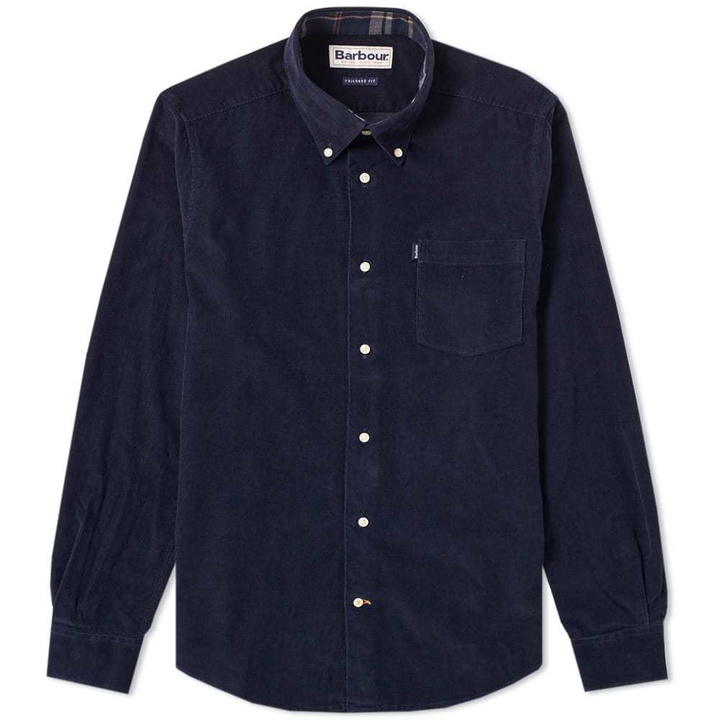 Photo: Barbour Stapleton Morris Cord Shirt Blue