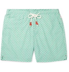 Orlebar Brown - Standard Mid-Length Printed Swim Shorts - Green