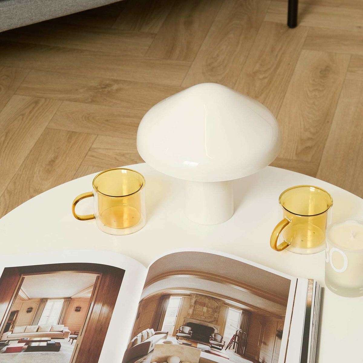 The Conran Shop Double Wall Mug - Set of 2 in Yellow 