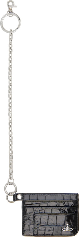 Photo: Vivienne Westwood Black Flat Chain Card Holder