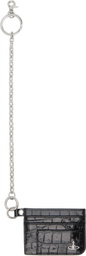 Vivienne Westwood Black Flat Chain Card Holder
