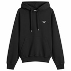Arte Men's Heart Logo Hoodie in Black