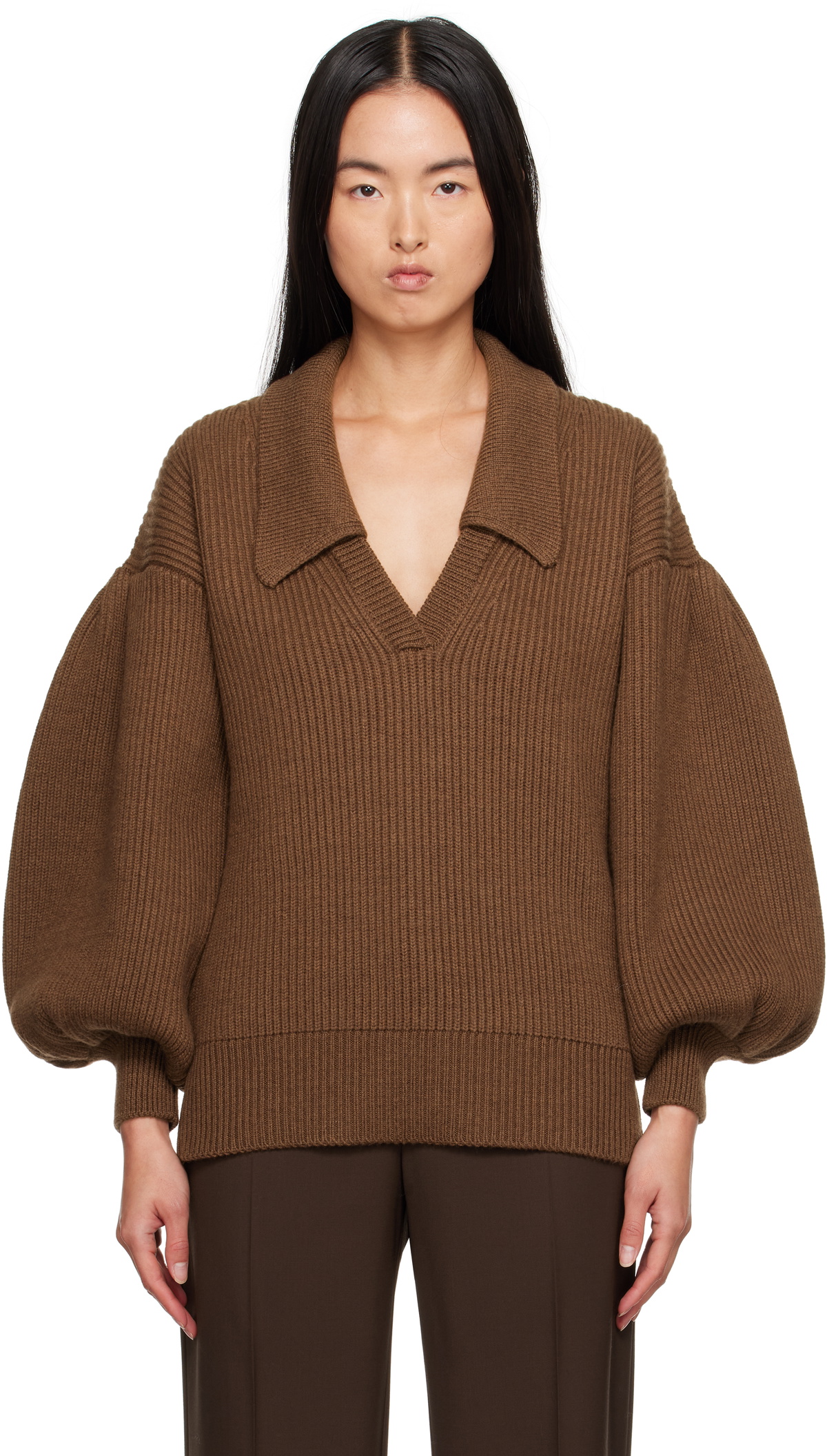 Kika Vargas Brown Greta Sweater