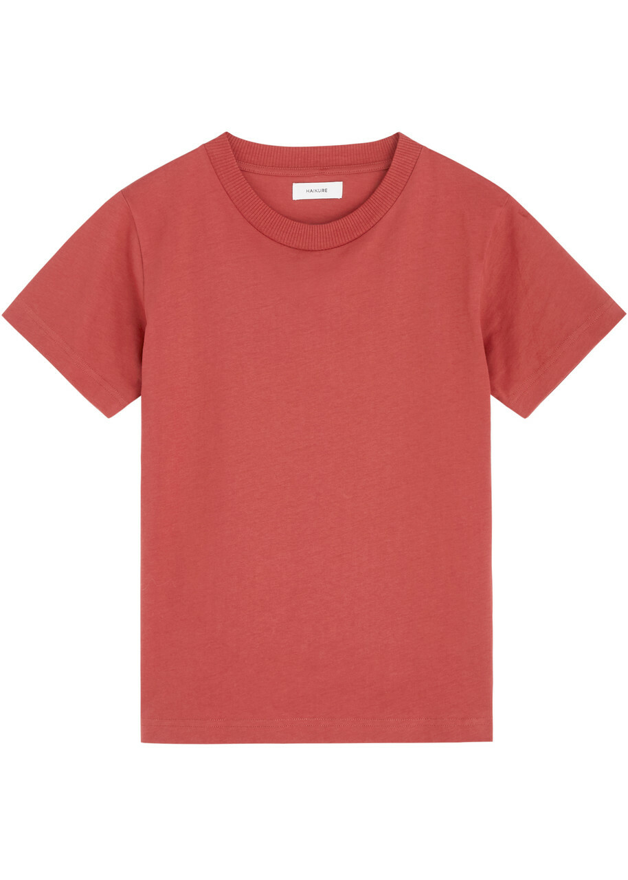 Haikure Coco Cotton T-shirt Burgundy