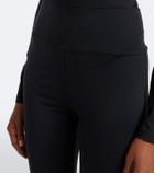 Norba High-rise flared leggings