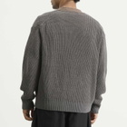 Comme des Garçons Homme Men's Half Cardigan in Grey X Brown