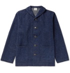 OrSlow - Shawl-Collar Selvedge Denim Deck Jacket - Blue