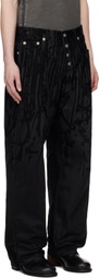 Thug Club Black Blood Lazered Jeans