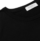 Sunspel - Slim-Fit Merino Wool Sweater - Black
