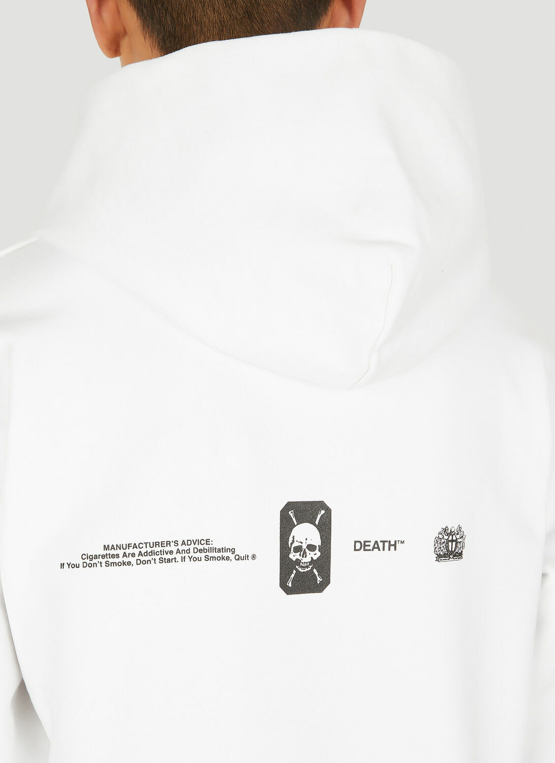Death Cigarettes Louvre Hooded Sweatshirt