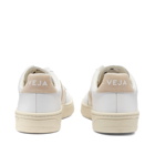 Veja Men's V-12 Leather Sneakers in White/Sand
