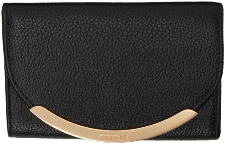 Photo: See by Chloé Black Lizzie Compact Wallet