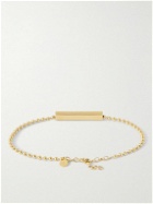 Alice Made This - Charlie 24-Karat Gold-Plated ID Bracelet