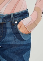 Pucci Wave-printed Flared-leg Jeans Denim