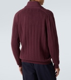 Kiton Rib-knitted cashmere cardigan